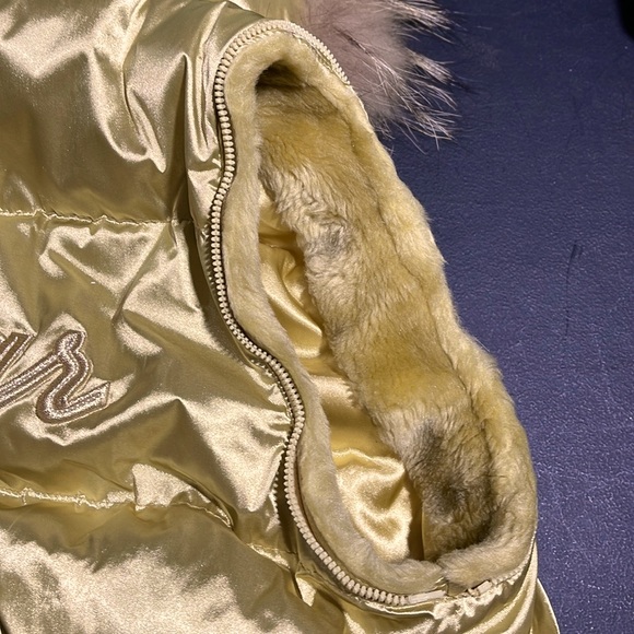 - VINTAGE ROCAWEAR GOLD PUFFER JACKET M - Picture 10 of 13